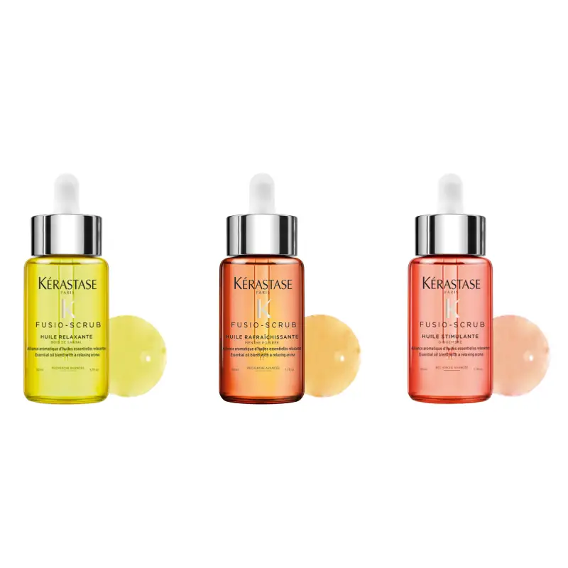 Kerastase Fusio Scrub Oil – Ginger – Sandal wood – Peppermint