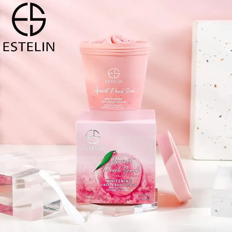 download (4) Estelin Peach Scrub 280g - Image 3