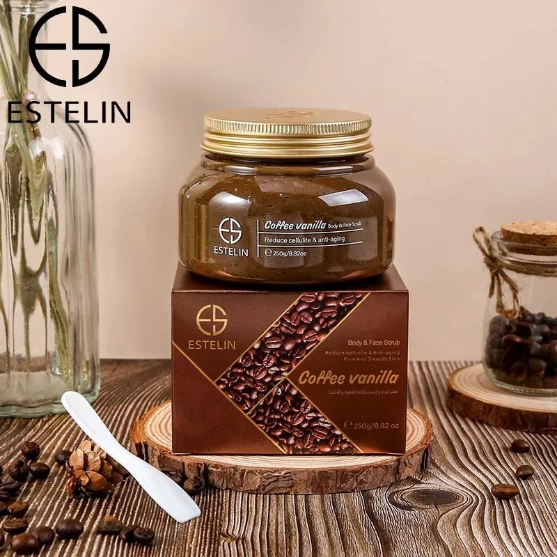 Estelin Coffee Vanila Face & Body Scrub 250g Estelin Coffee Vanila Face & Body Scrub 250g