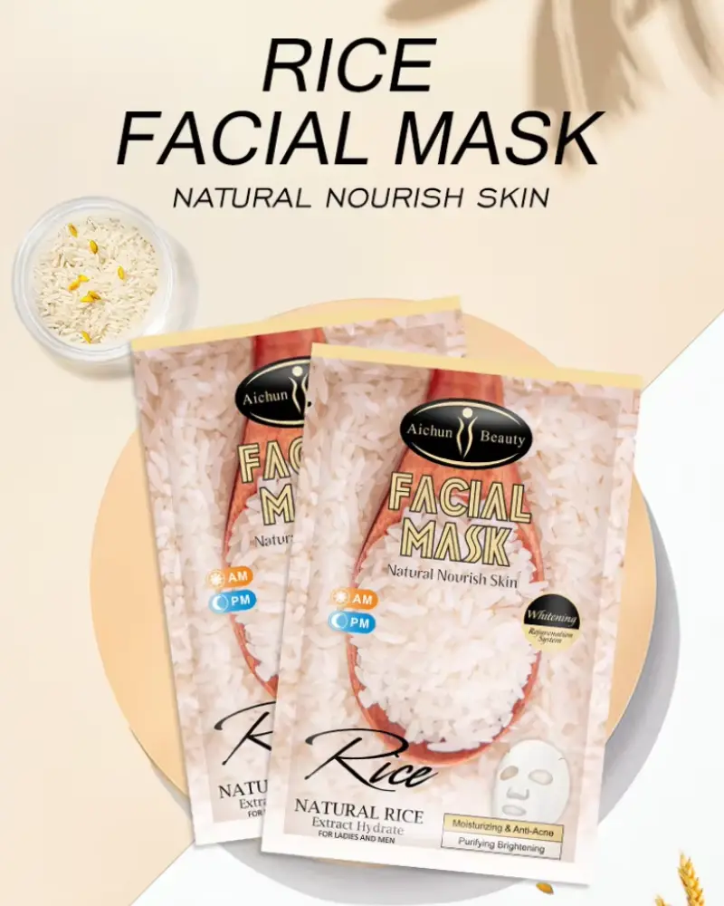 Aichun Beauty Moisturizing Natural Glow Rice Facial Mask