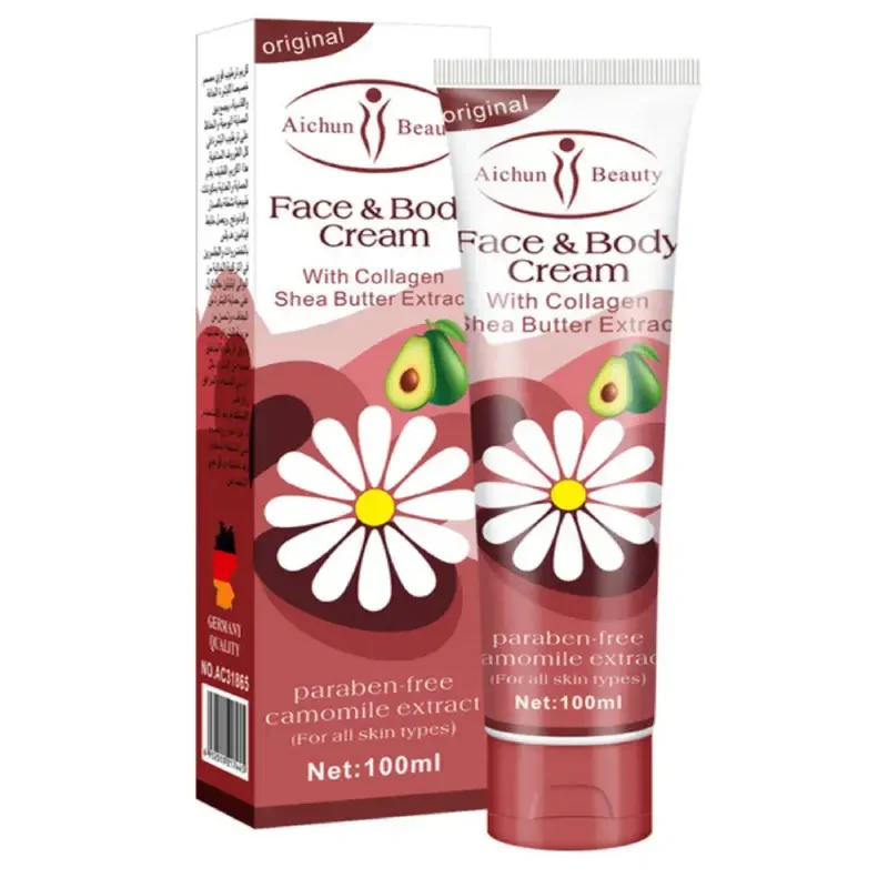 Aichun Beauty Shea Butter Extract Face And Body Cream