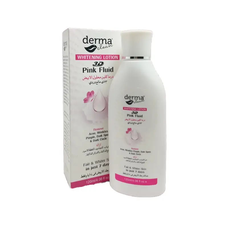 Derma Clean Whitening Lotion – 3D Pink Fluid 120ml
