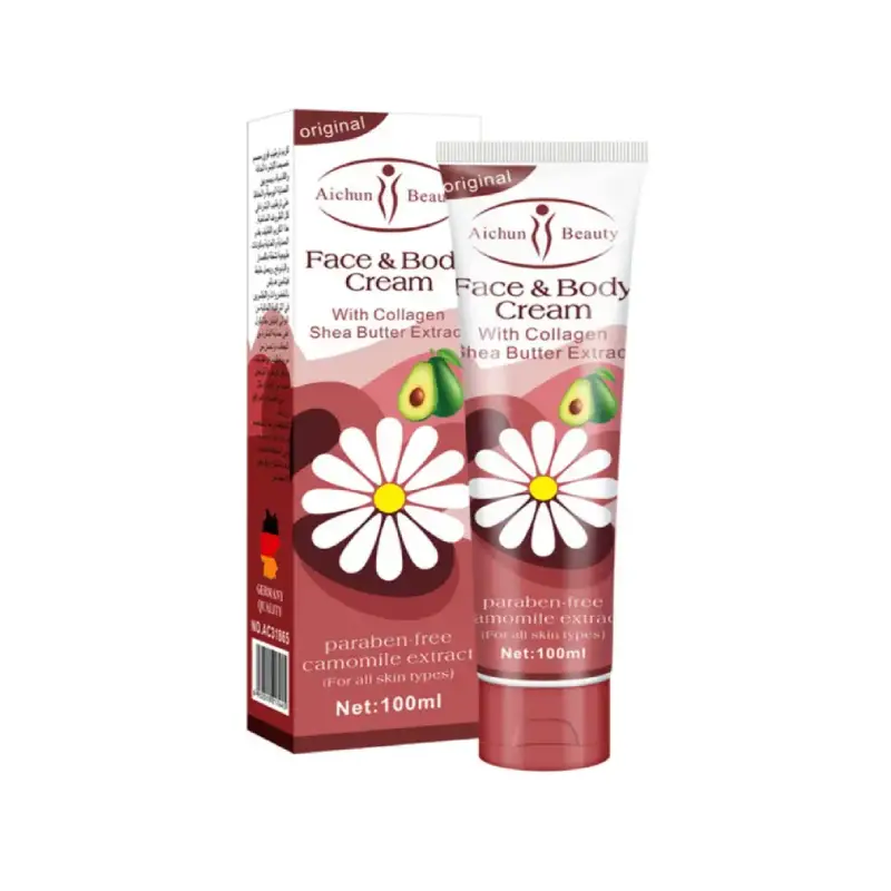 Aichun Beauty Shea Butter Extract Face And Body Cream