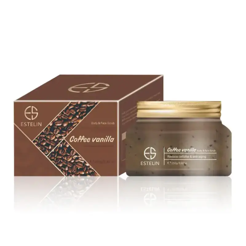 Estelin Coffee Vanila Face & Body Scrub 250g