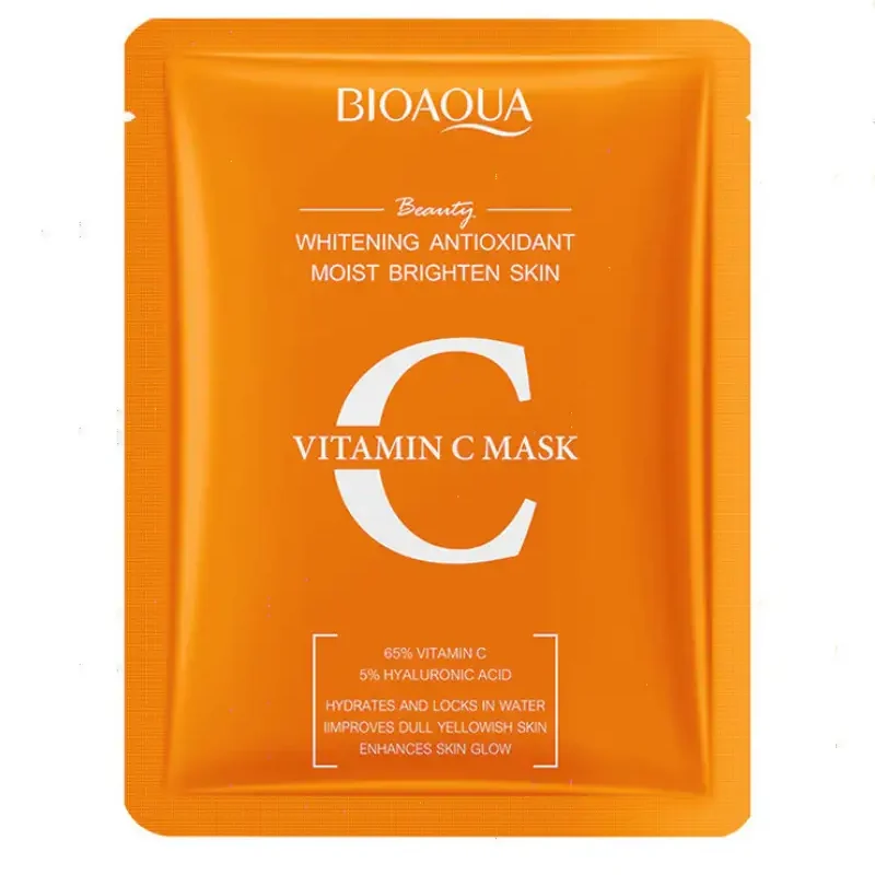 BIOAQUA Vitamin C Whitening Antioxidant Moist Brighten Facial Mask
