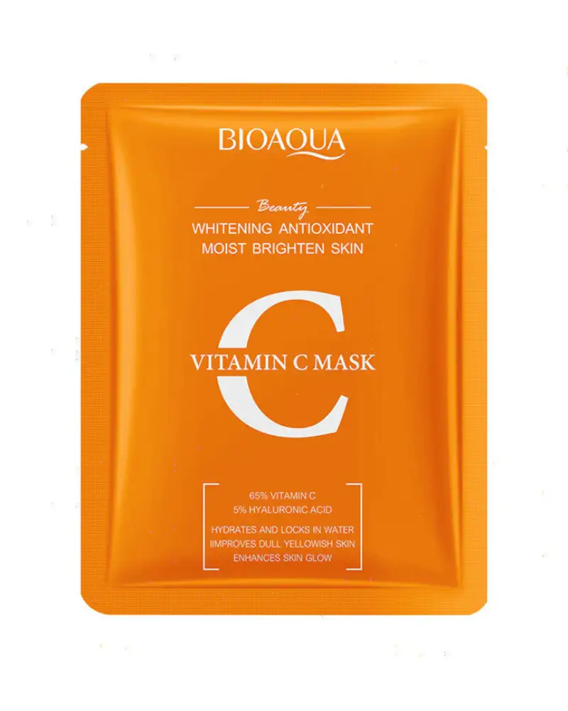 BIOAQUA Vitamin C Whitening Antioxidant Moist Brighten Facial Mask