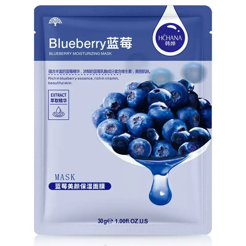 Hchana Blueberry Moisturizing Sheet Mask