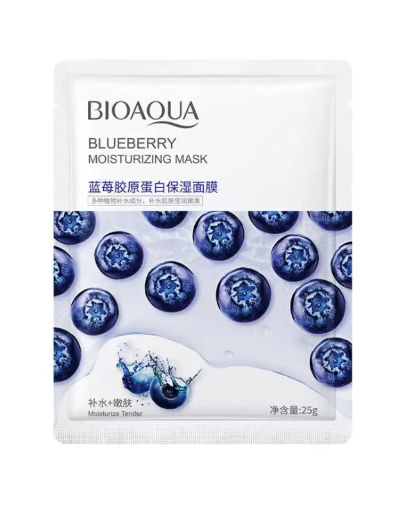 BIOAQUA BlueBerry Moisturizing Face Sheet Mask