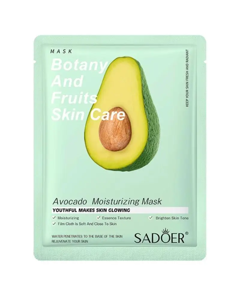 Sadoer Botany And Fruits Avocado Moisturizing Face Sheet Mask