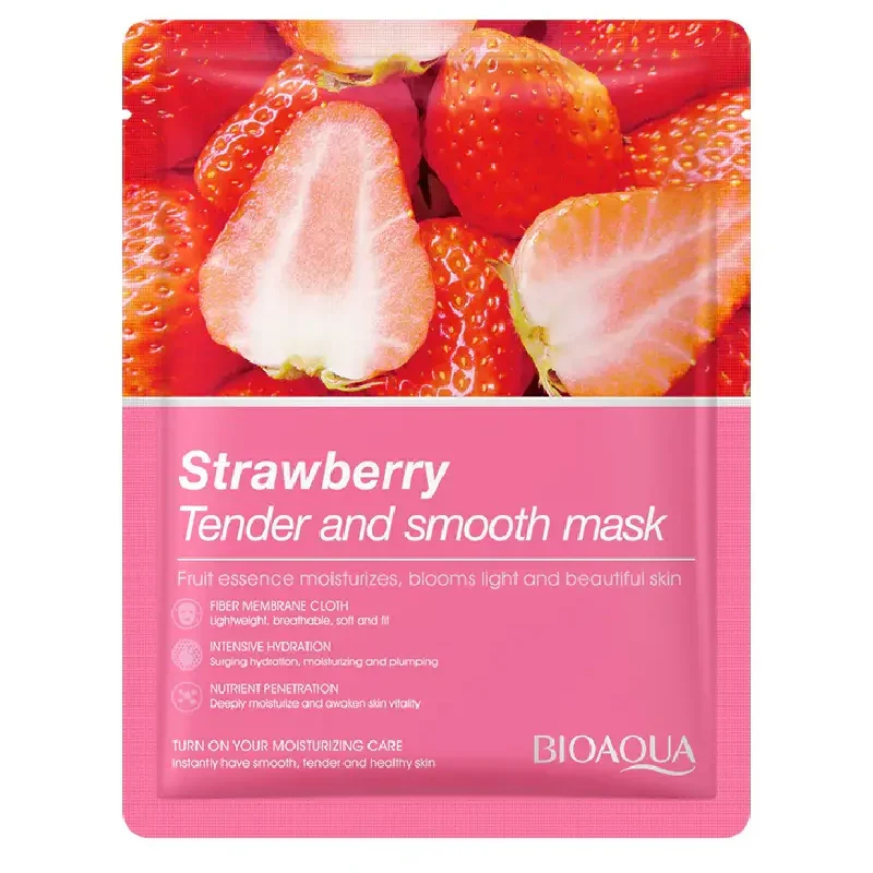 BIOAQUA Strawberry Tender and Smooth Facial Mask