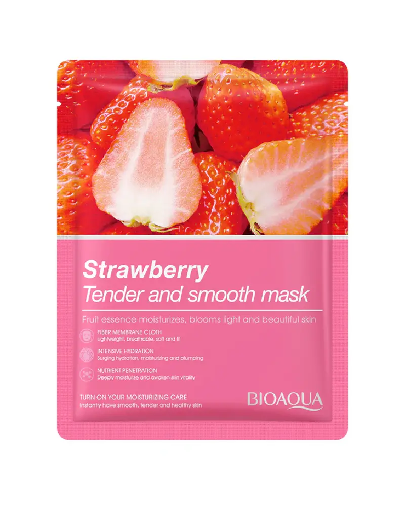 BIOAQUA Strawberry Tender and Smooth Facial Mask