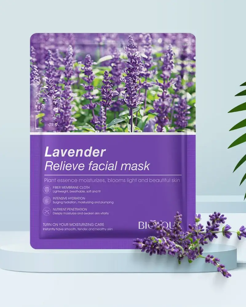 BIOAQUA Lavender Relieve Facial Mask