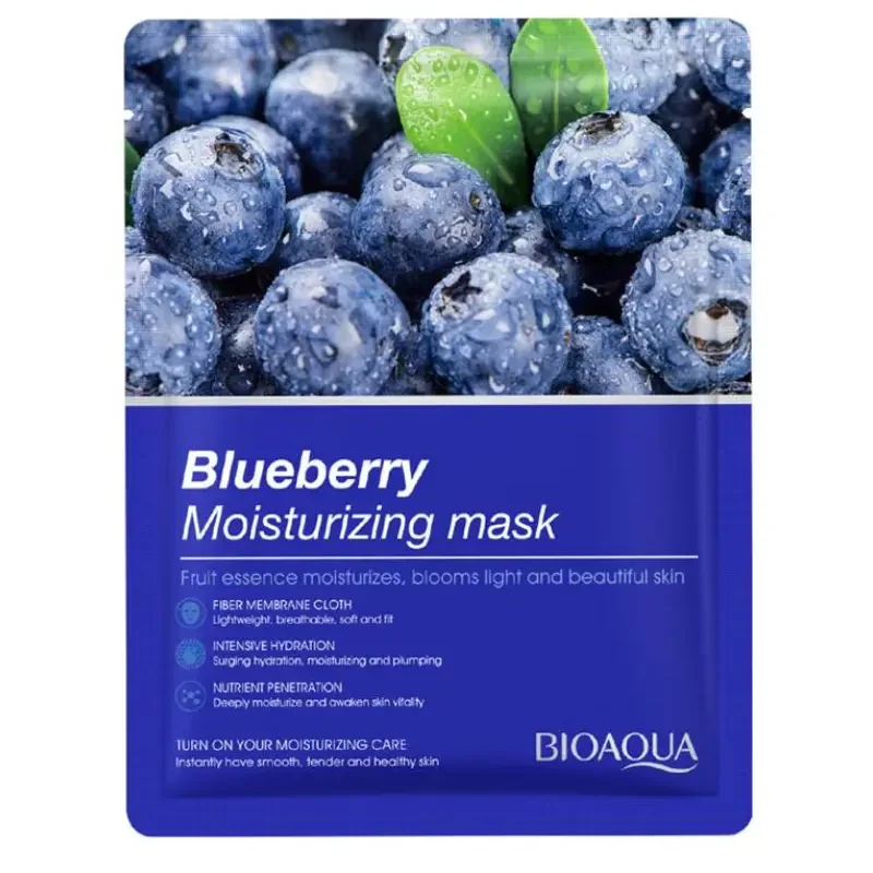 BIOAQUA Blueberry Moisturizing Face Sheet Mask