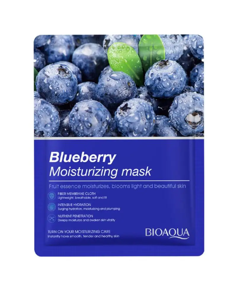 BIOAQUA Blueberry Moisturizing Face Sheet Mask