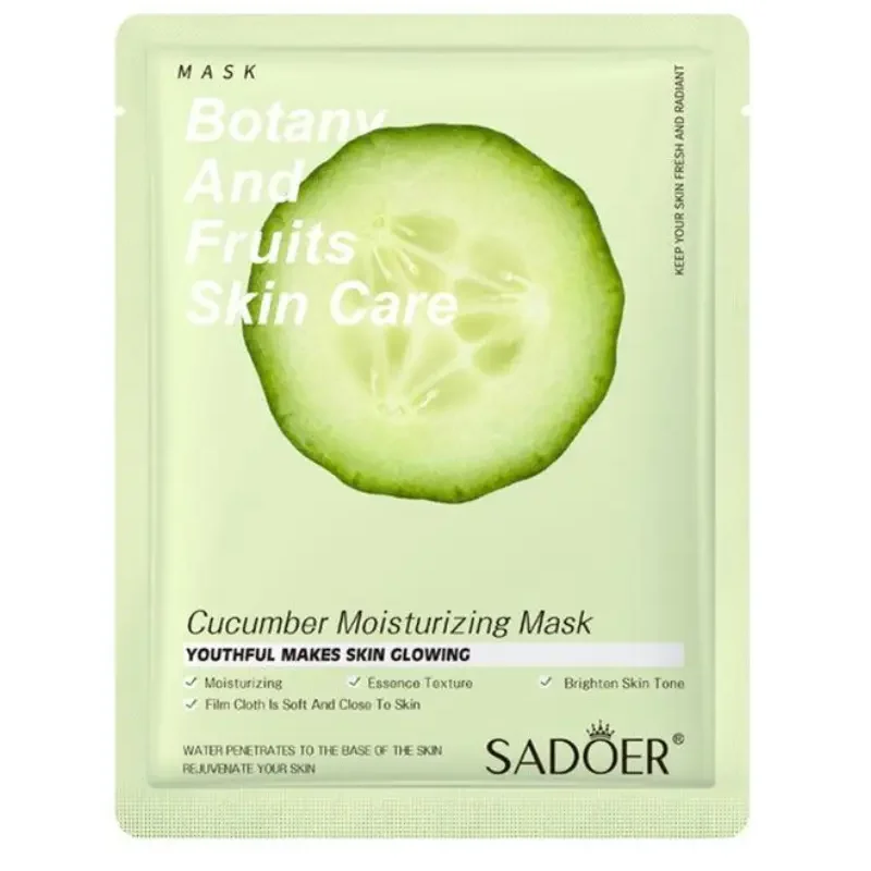 Sadoer Botany And Fruits Cucumber Moisturizing Face Sheet Mask