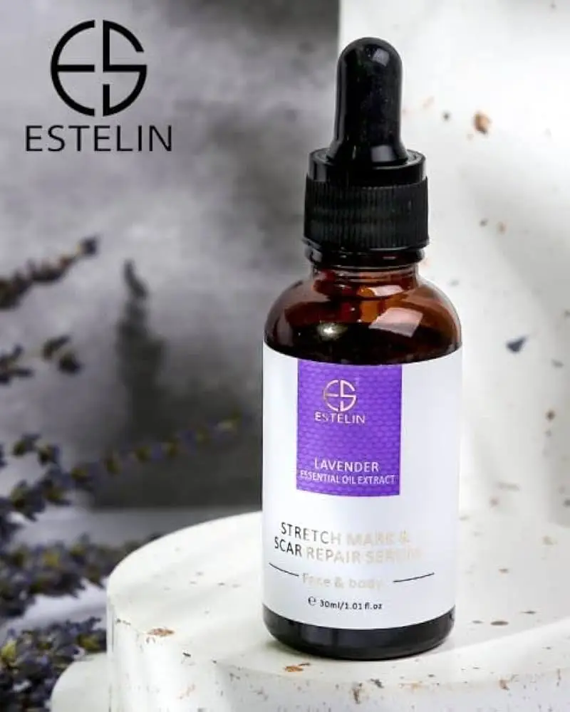 Estelin Lavender Essential Oil Extract Stretch Mark Serum Face And Body