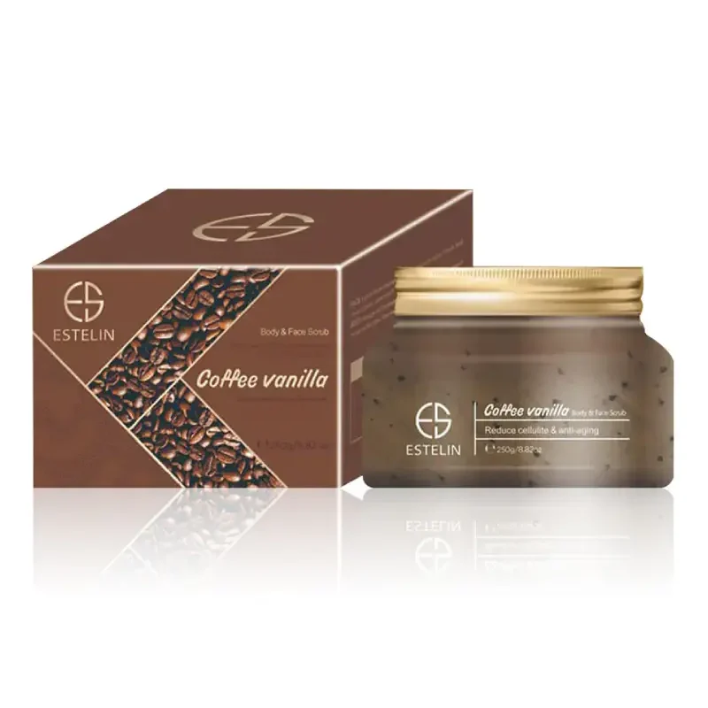 Estelin Coffee Vanila Face & Body Scrub 250g