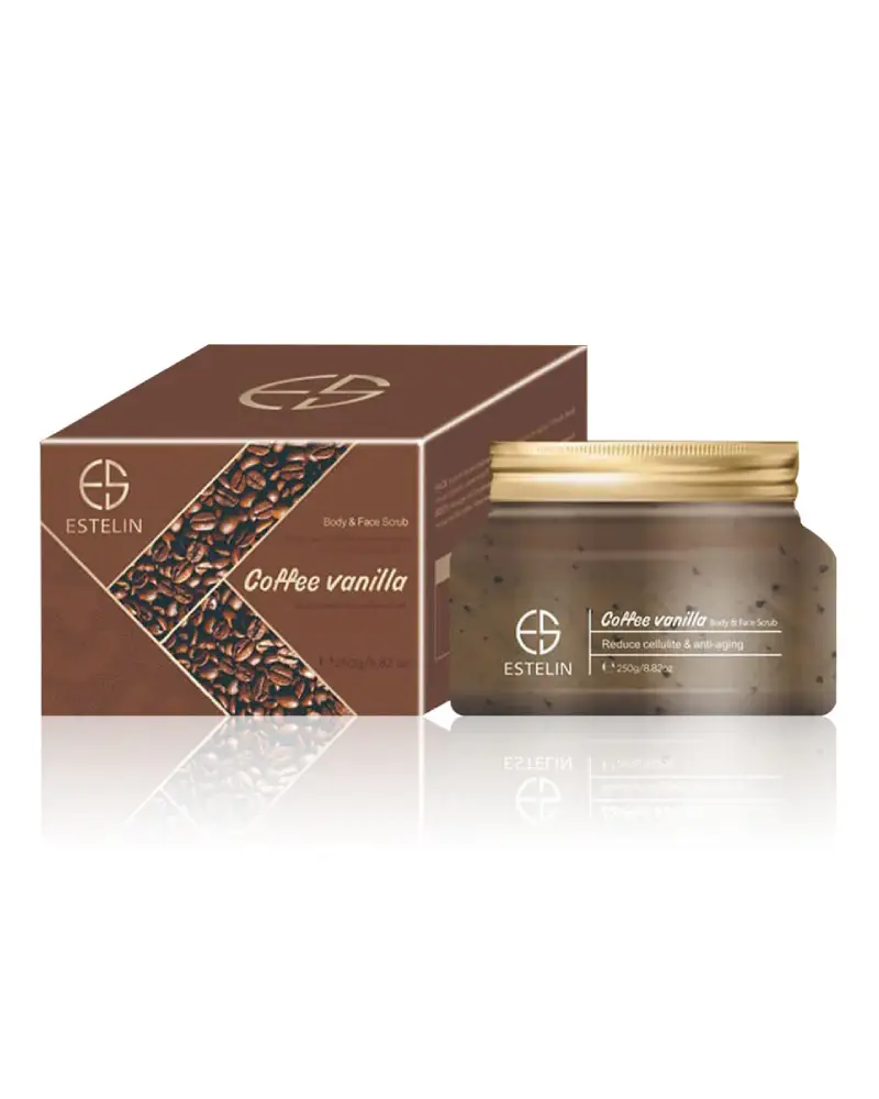 Estelin Coffee Vanila Face & Body Scrub 250g