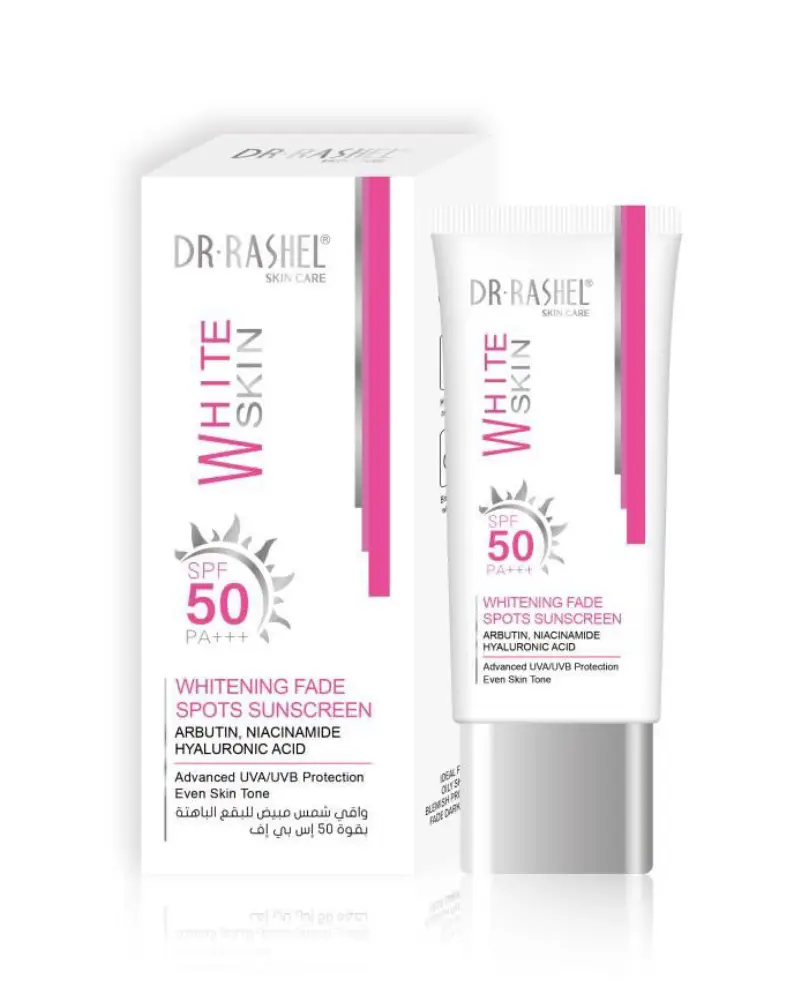 Dr Rashel Whitening Sunscreen Fade Spots SPF 50 PA+++ 50G