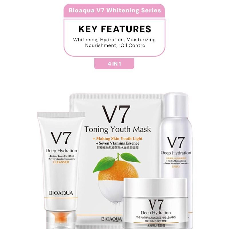 Bioaqua V7 Deep Hydration Whitening Series