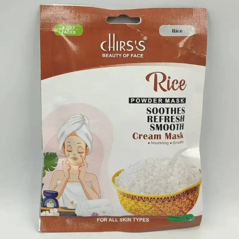 Chirs's Rice Powder Mask Soothes Refresh Smooth Cream Mask