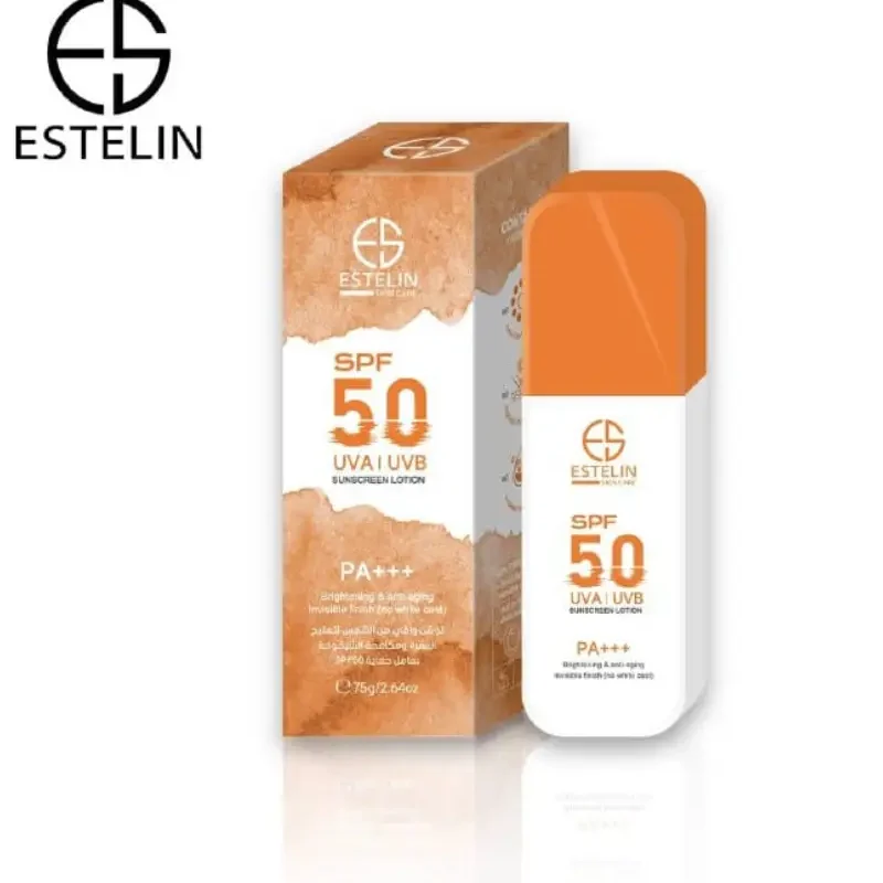 Estelin Brightening & Anti-Aging Sunscreen Lotion SPF 50