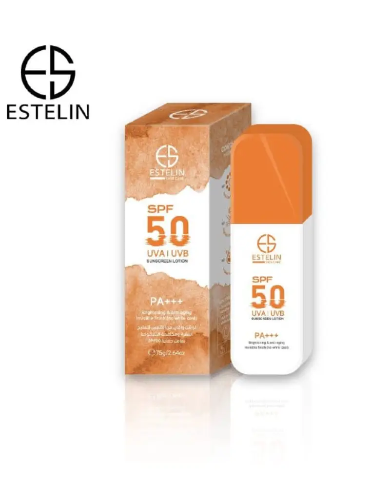 Estelin Brightening & Anti-Aging Sunscreen Lotion SPF 50