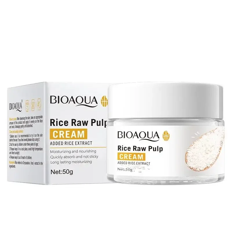 Bioaqua Rice Raw Pulp Cream - 50g