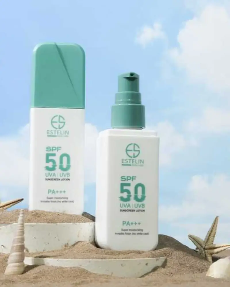 Estelin Super Moisturizing Invisible Sunscreen Lotion SPF 50 PA+++