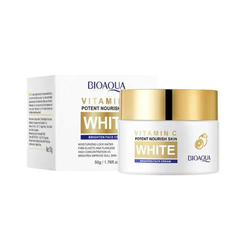 Bioaqua Vitamin C White Face Cream Brighten Moisturizing – 50g