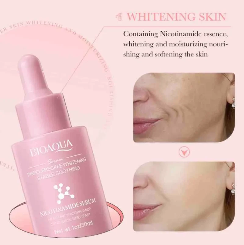 Bioaqua Nicotinamide Face Serum Freckle Whitening Soothing - 30ml