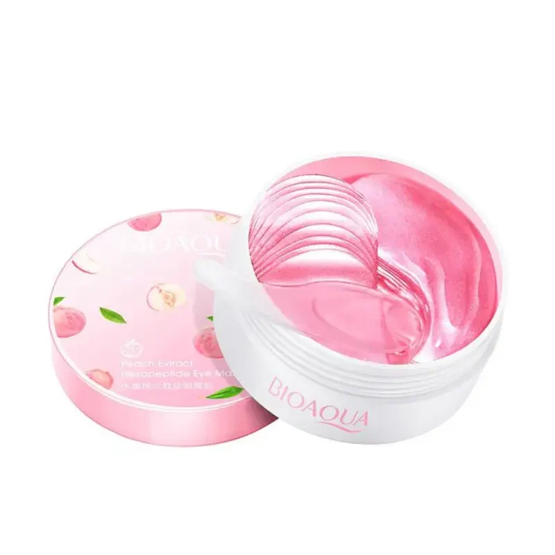 Bioaqua Honey Peach Hexapeptide Eye Mask 30 pair - Divax.pk
