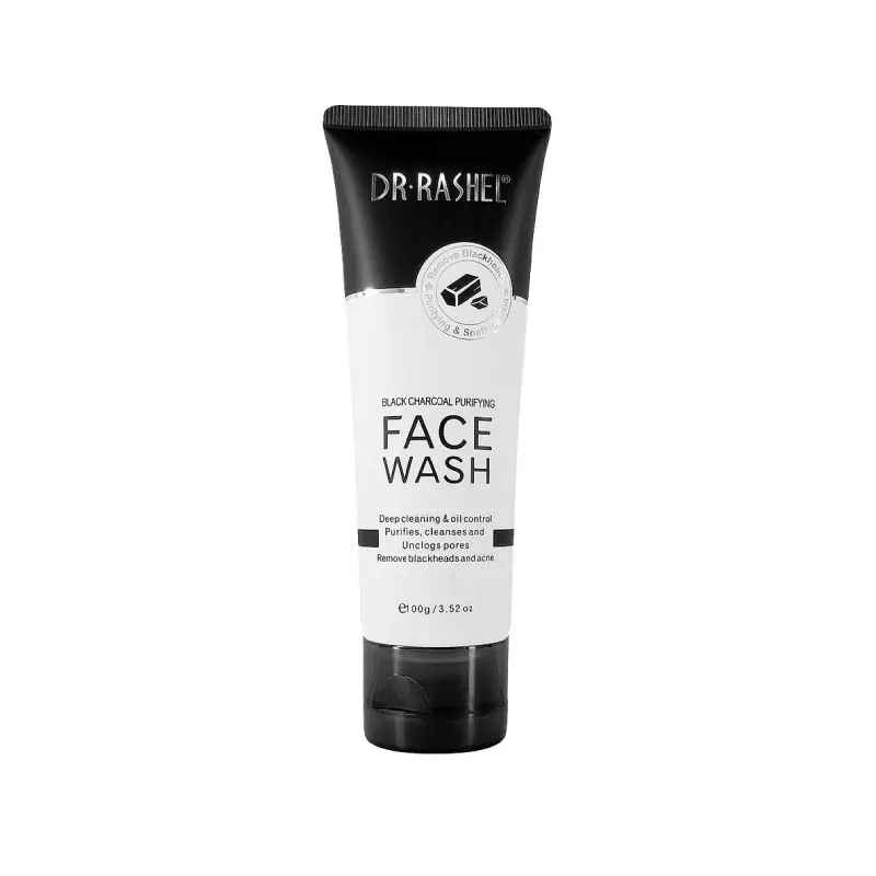 Dr Rashel Black Charcoal Purifying Face Wash - 100g