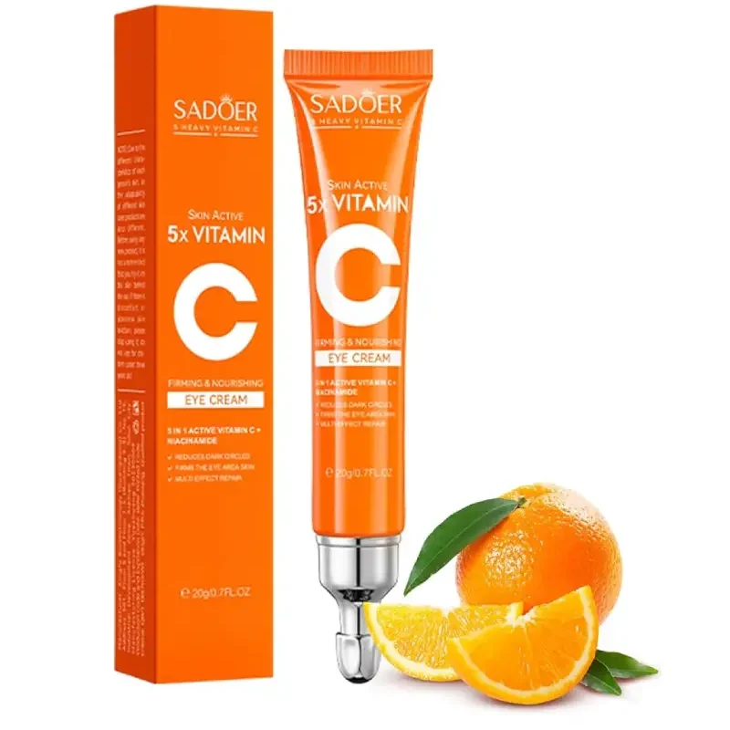 Sadoer 5x Vitamin C Eye Cream Whitening Brightening - 20g