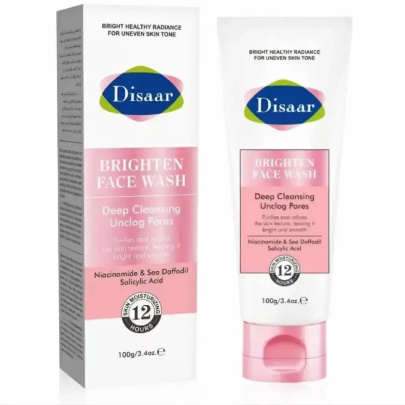 Disaar Brighten Face Wash Niacinamide & Sea Daffodil Salicylic Acid - 100g