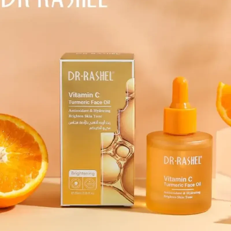 Dr Rashel Vitamin C Turmeric Face Oil - 35ml - Divax.pk