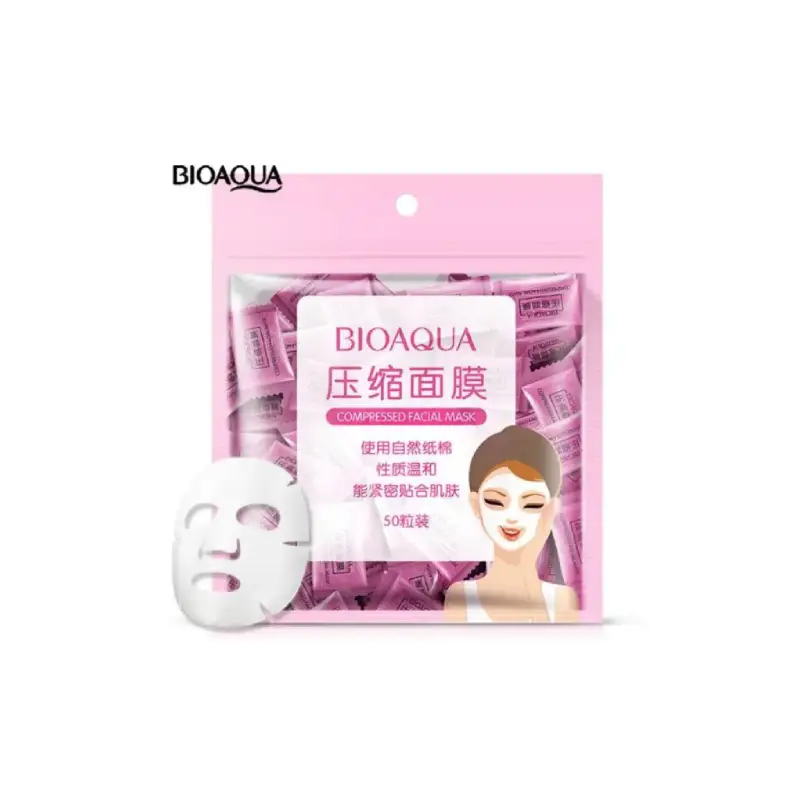 Bioaqua Compressed Facial Mask 50 Pcs – Divax.pk
