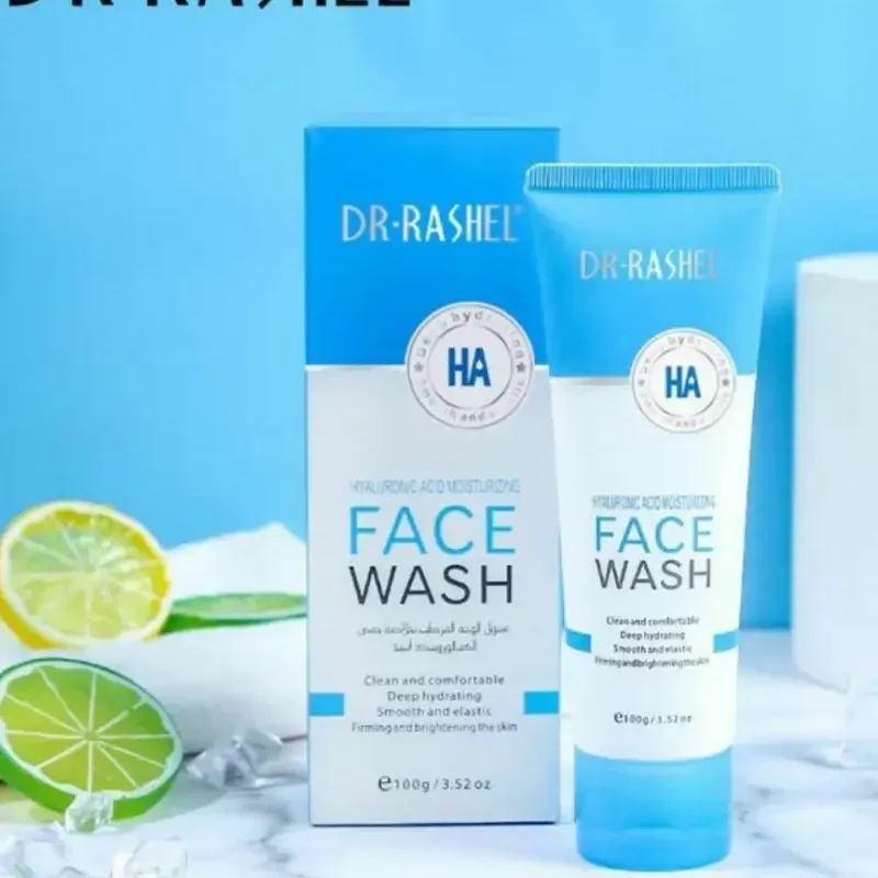 Dr Rashel Hyaluronic Acid Face Wash Moisturizing and Smooth - 100g