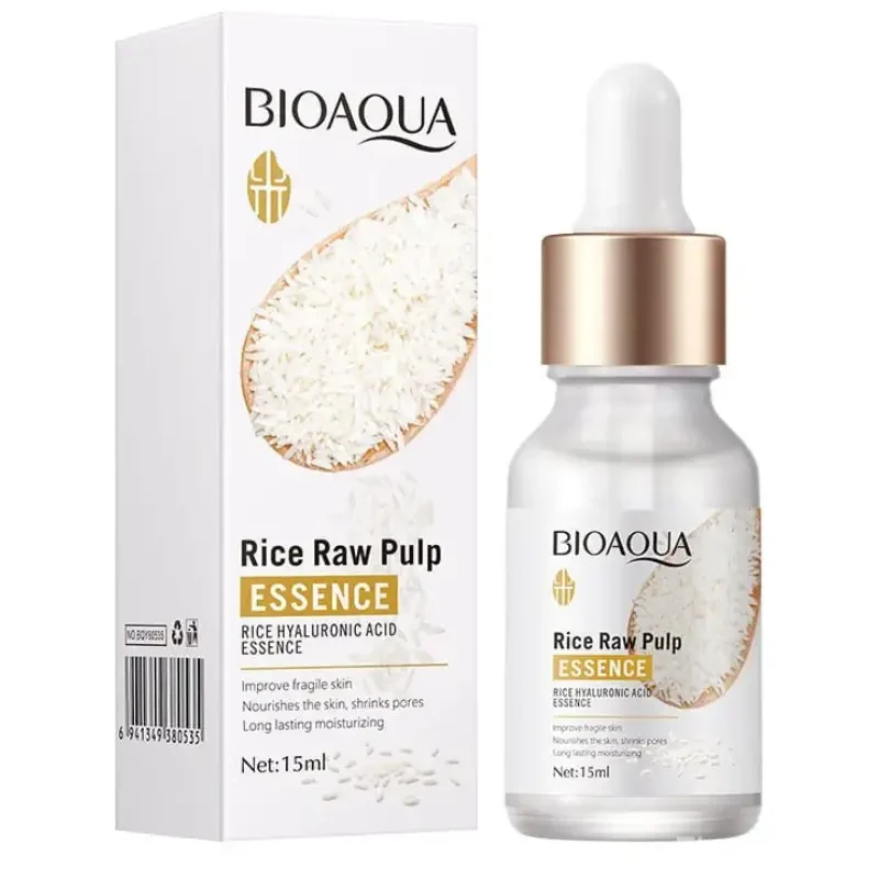 Bioaqua Rice Raw Pulp Essence Face Serum - 15ml
