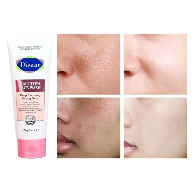 Disaar Brighten Face Wash Niacinamide & Sea Daffodil Salicylic Acid - 100g