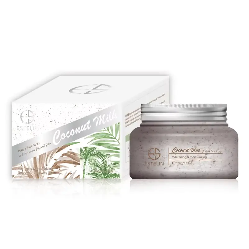 Estelin Coconut Milk Body & Face Scrub 250g